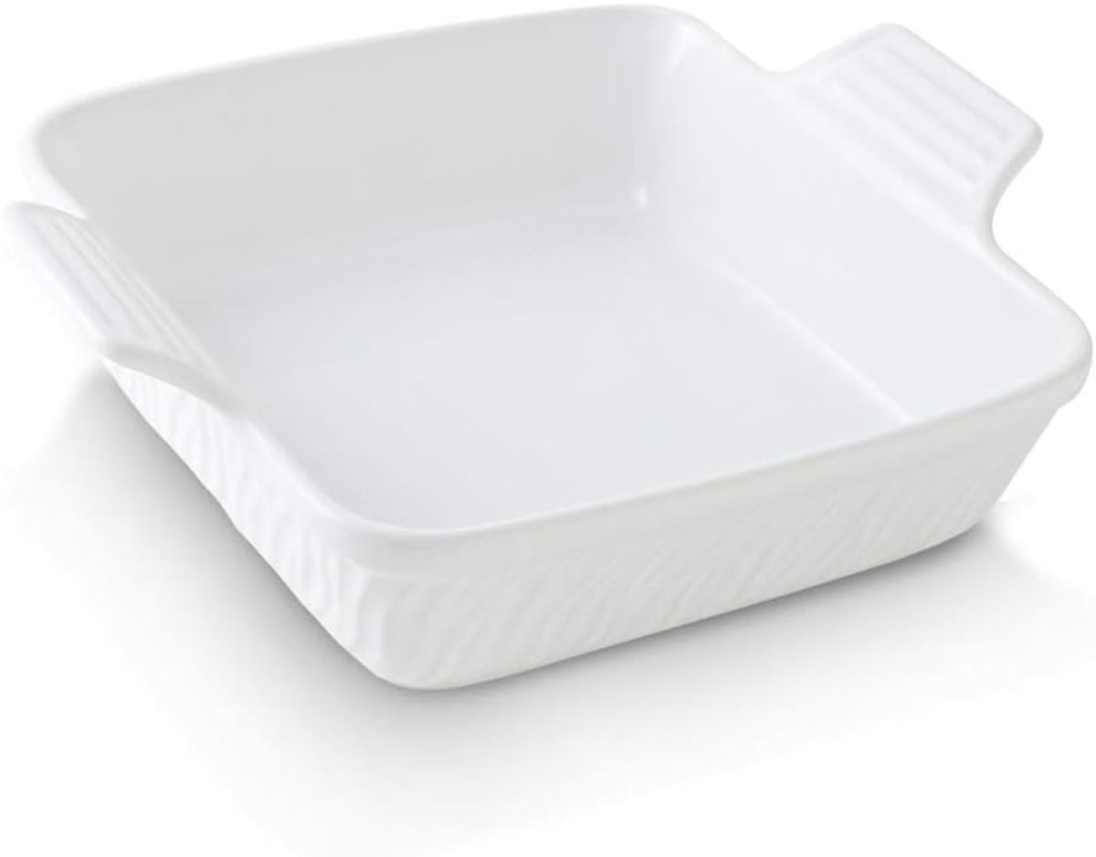 Keramische Bakvormen 8x8 - Vierkante Ovenschaal voor Brownies en Cakjes