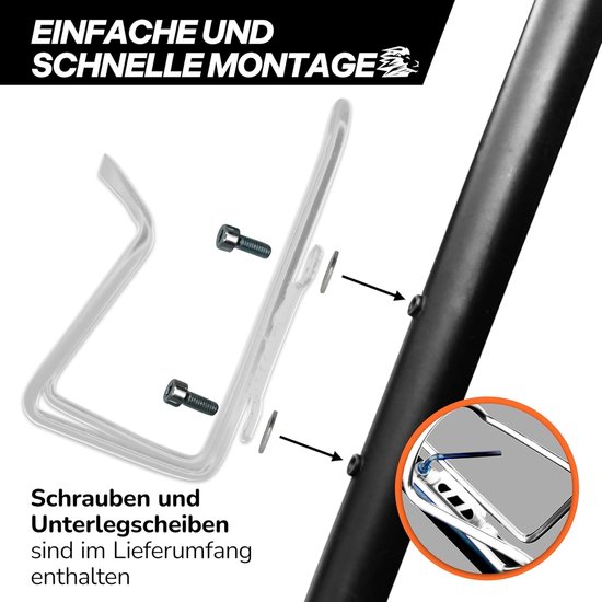 Universele Aluminium Flessenhouder voor Fiets - Versterkte Bidonhouder voor Mountainbike en Kinderfiets — afbeelding 2