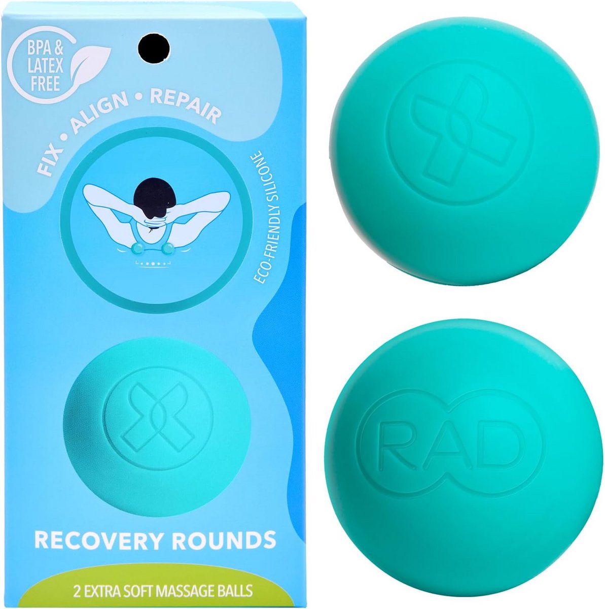 Zachte Massageballen voor Herstel en Mobiliteit - 2,5 Inch