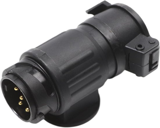 FSWWSF Aanhanger Adapter – 13-polig Naar 7-polig – Voor Caravan, Auto En Vrachtwagen – 12V – Klikvast