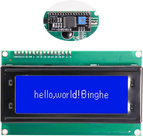 LCD Display Module 2004 16x2 Tekens Display I2C Compatibel met Arduino ...
