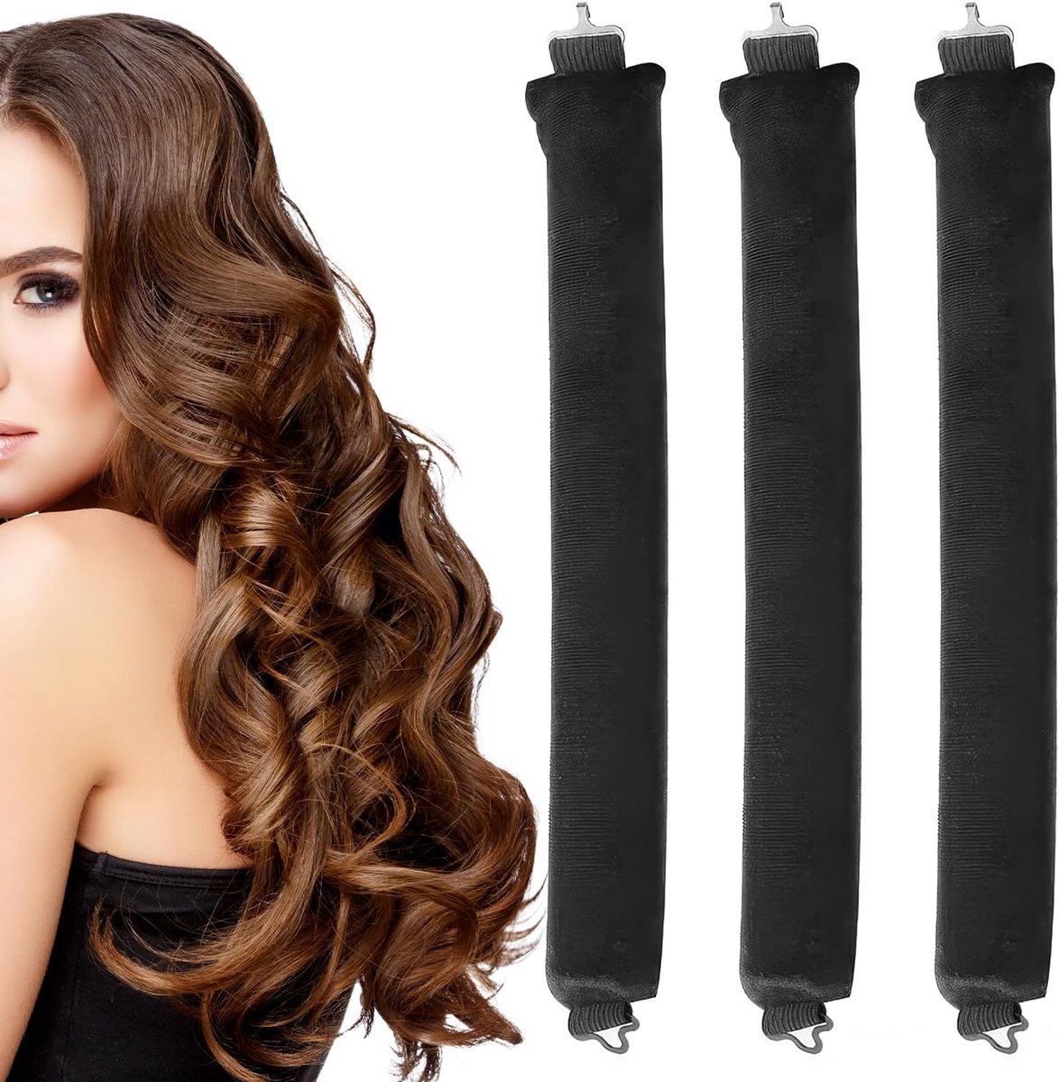 Heatless Curlers - Ideaal voor Golvend Haar, Set van 3