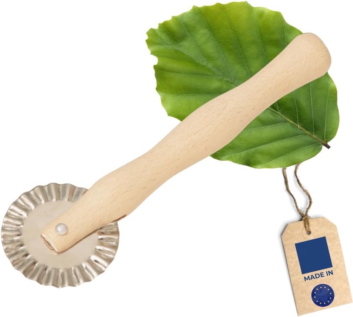 Duurzaam Gegolfd Snijwiel 17 cm voor Perfecte Ravioli en Tortellini