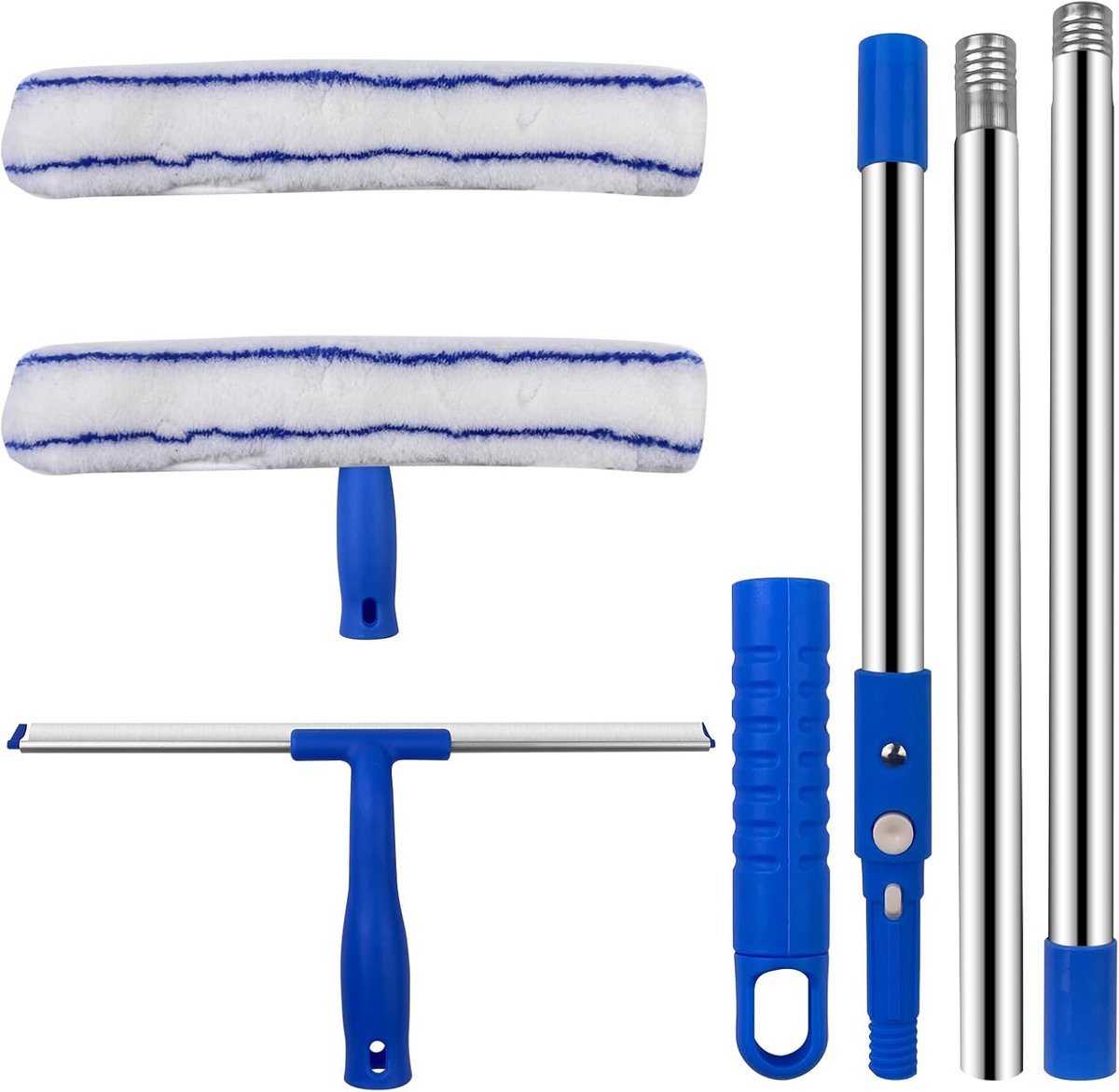 Ramenwasser Telescopisch - Telescopische Wasborstel - Professionele Raamreiniger - Schoonmaakoplossing