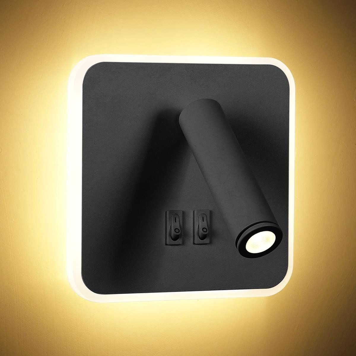 Moderne Draaibare Wandlamp met LED, 3W Leeslamp voor Binnen
