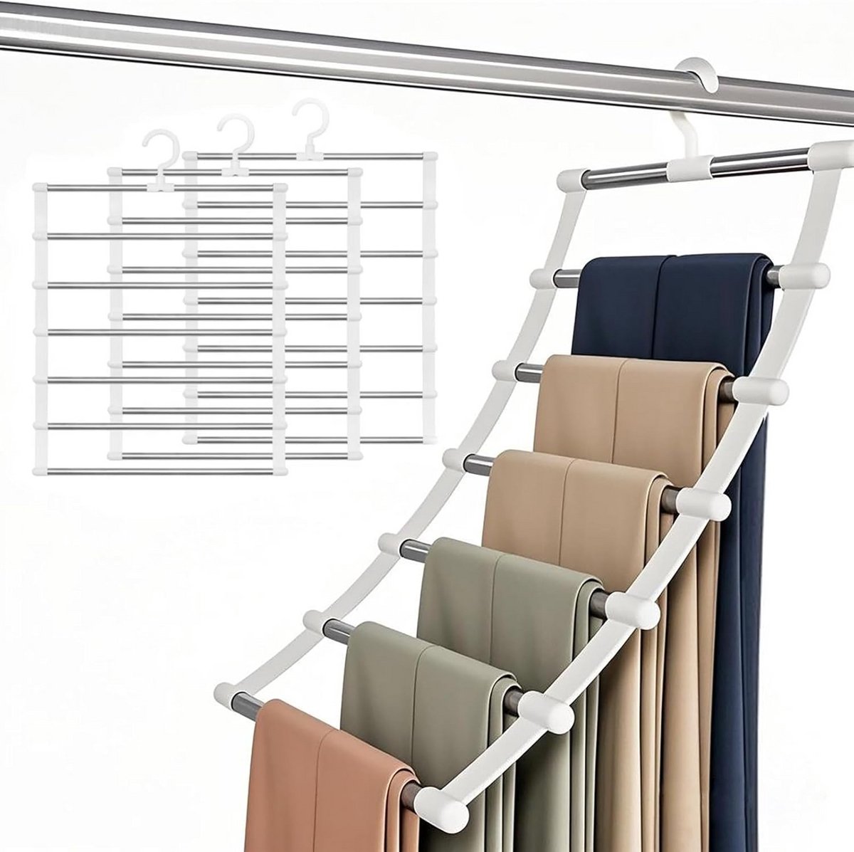 Kledinghangers voor Broeken - Ideaal voor een Opgeruimde Garderobe