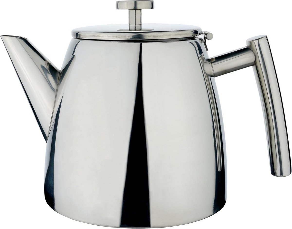 Elegante RVS Theepot met Spiegelafwerking - 1200ml