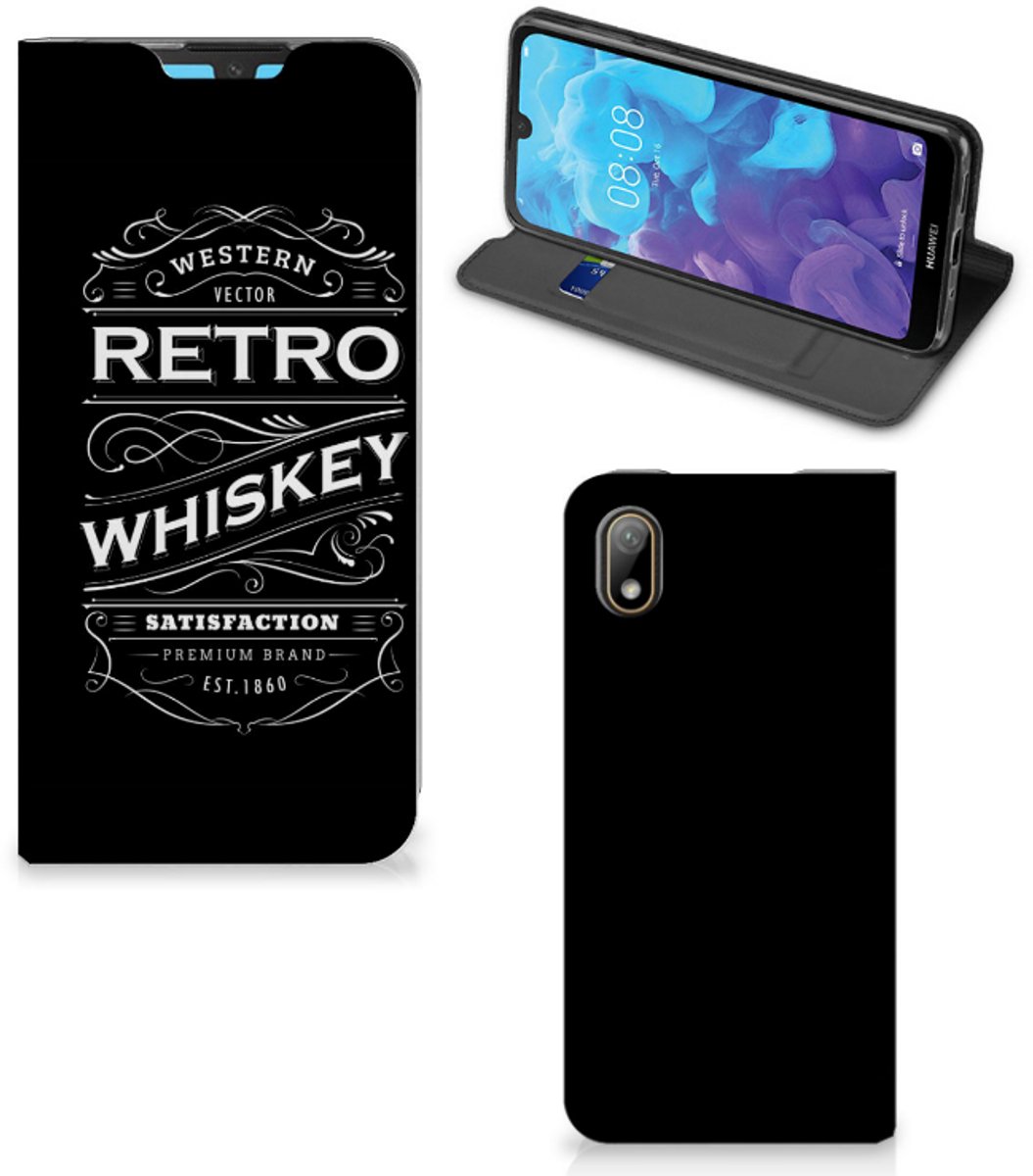 Standcase Hoesje voor Huawei Y5 (2019) Flip Style Cover Whiskey