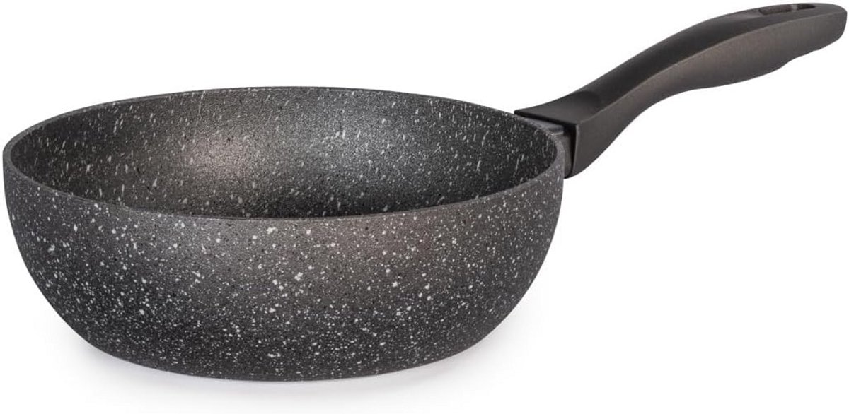 Grey Wok met Antiaanbaklaag 20cm voor Inductie