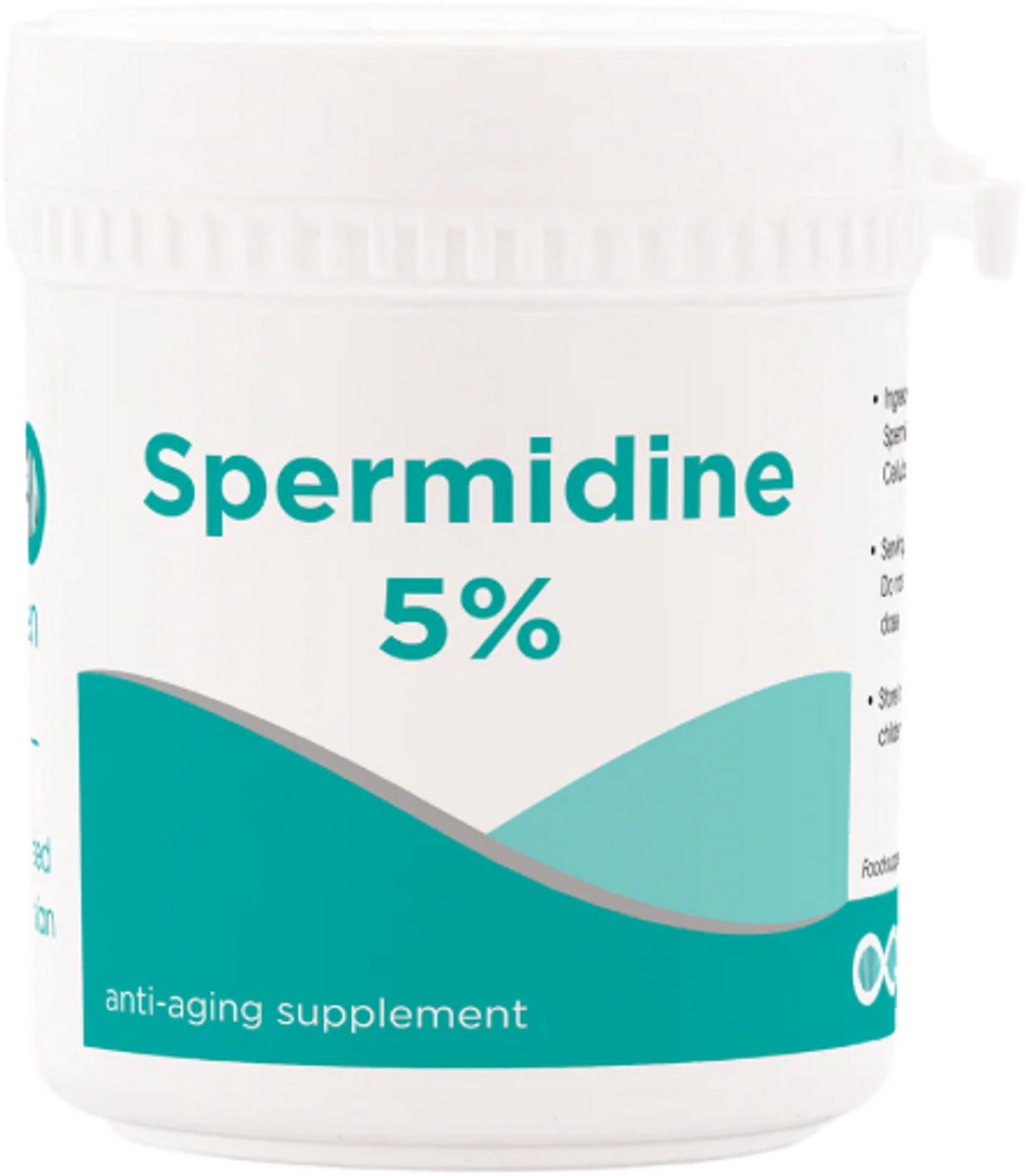 SPERMIDINE (Hansen)- 20 gram incl. maatlepeltje - onafhankelijk getest - goed voor 200 doseringen - Gemaakt in Europa