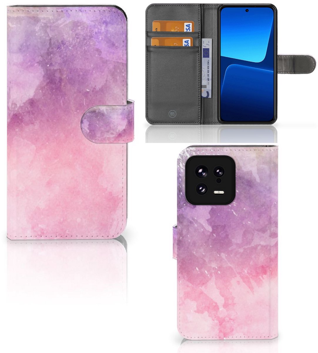 Hoesje Xiaomi 13 Pink Purple Paint