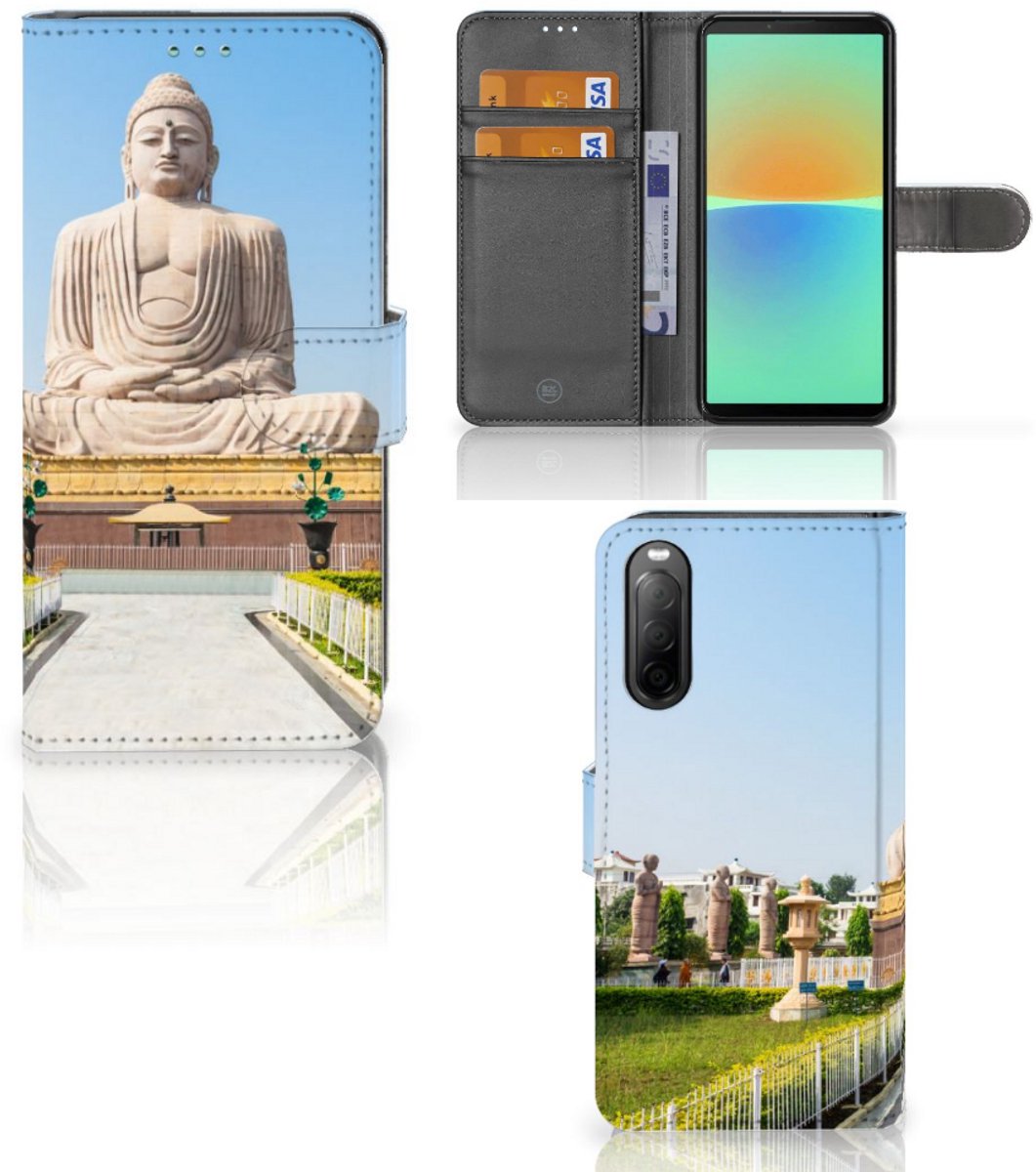 Sony Xperia 10 IV Flip Cover Boeddha