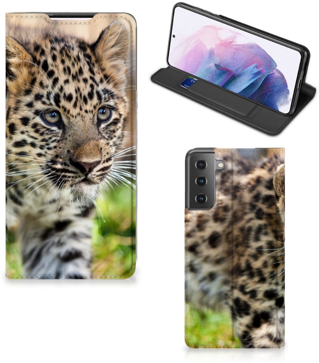 Samsung Galaxy S21 Plus Hoesje maken Baby Luipaard