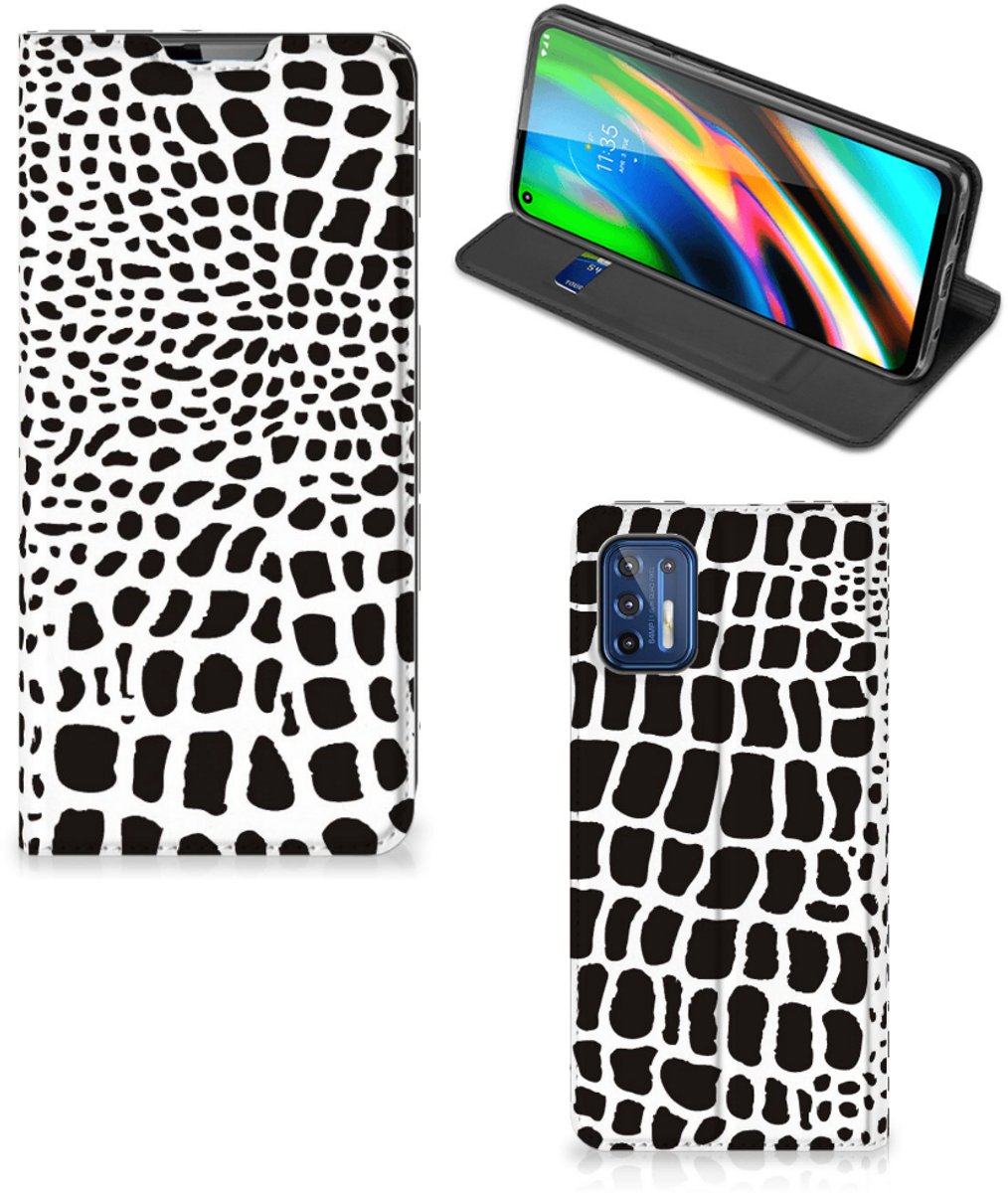 Motorola Moto G9 Plus Hoesje maken Slangenprint