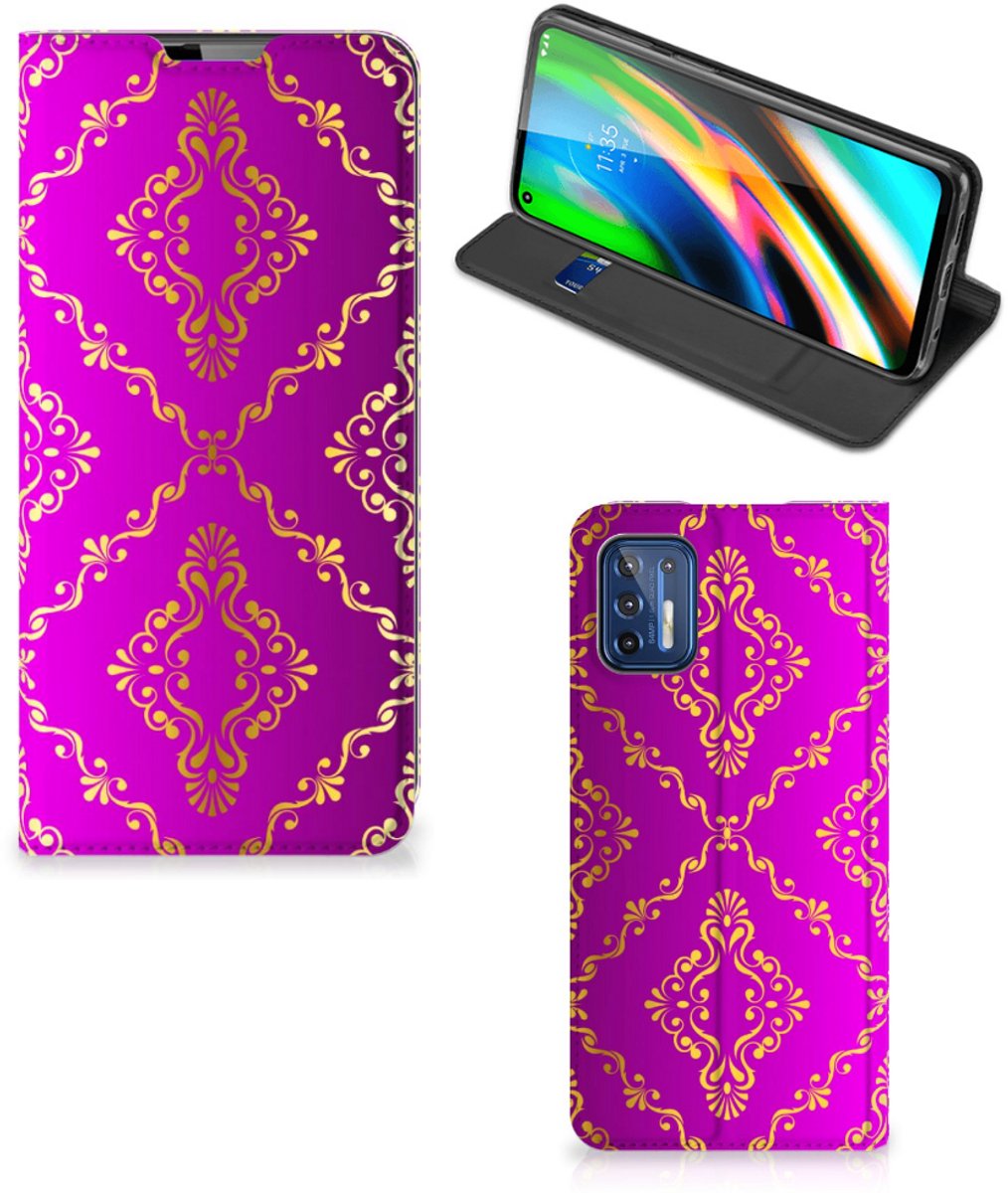Telefoon Hoesje Motorola Moto G9 Plus Barok Roze
