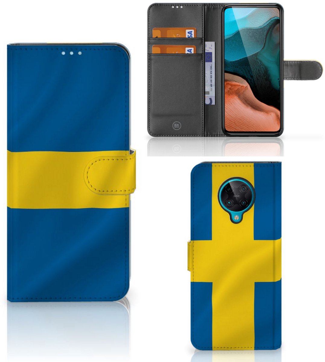 Xiaomi Poco F2 Pro Bookstyle Case Zweden