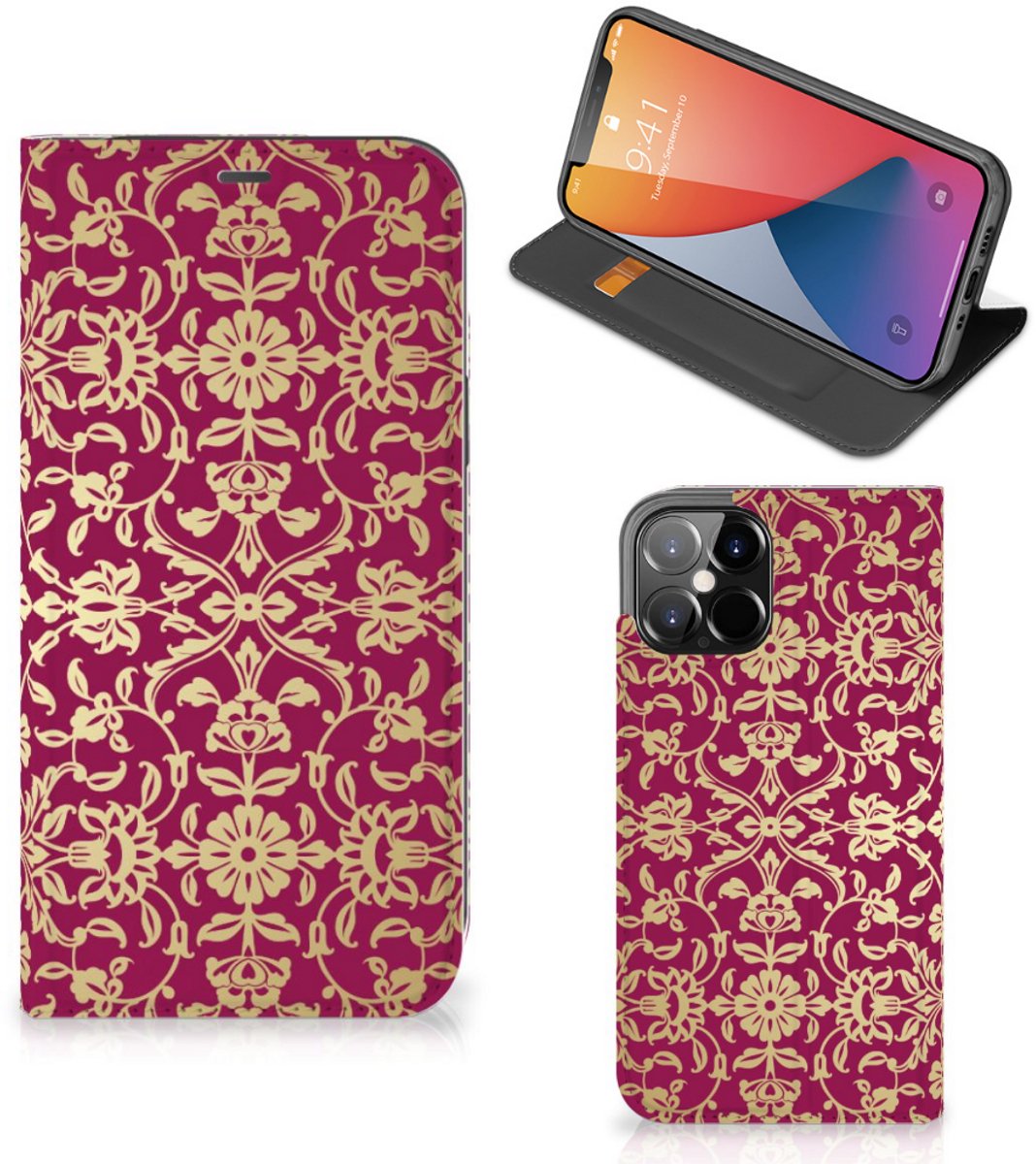 Telefoon Hoesje iPhone 12 Pro Max Barok Pink