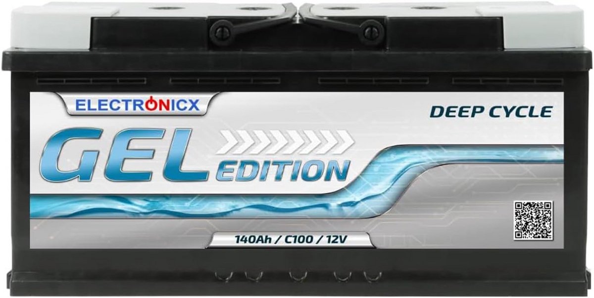 GEL Accu 140Ah 12V voor Camper en Boot