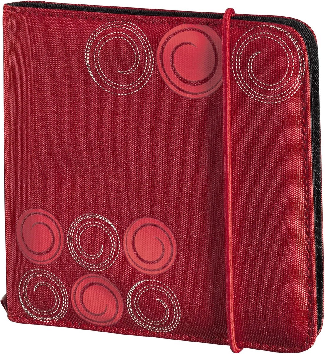 Nylon tas voor CD/DVD in rood