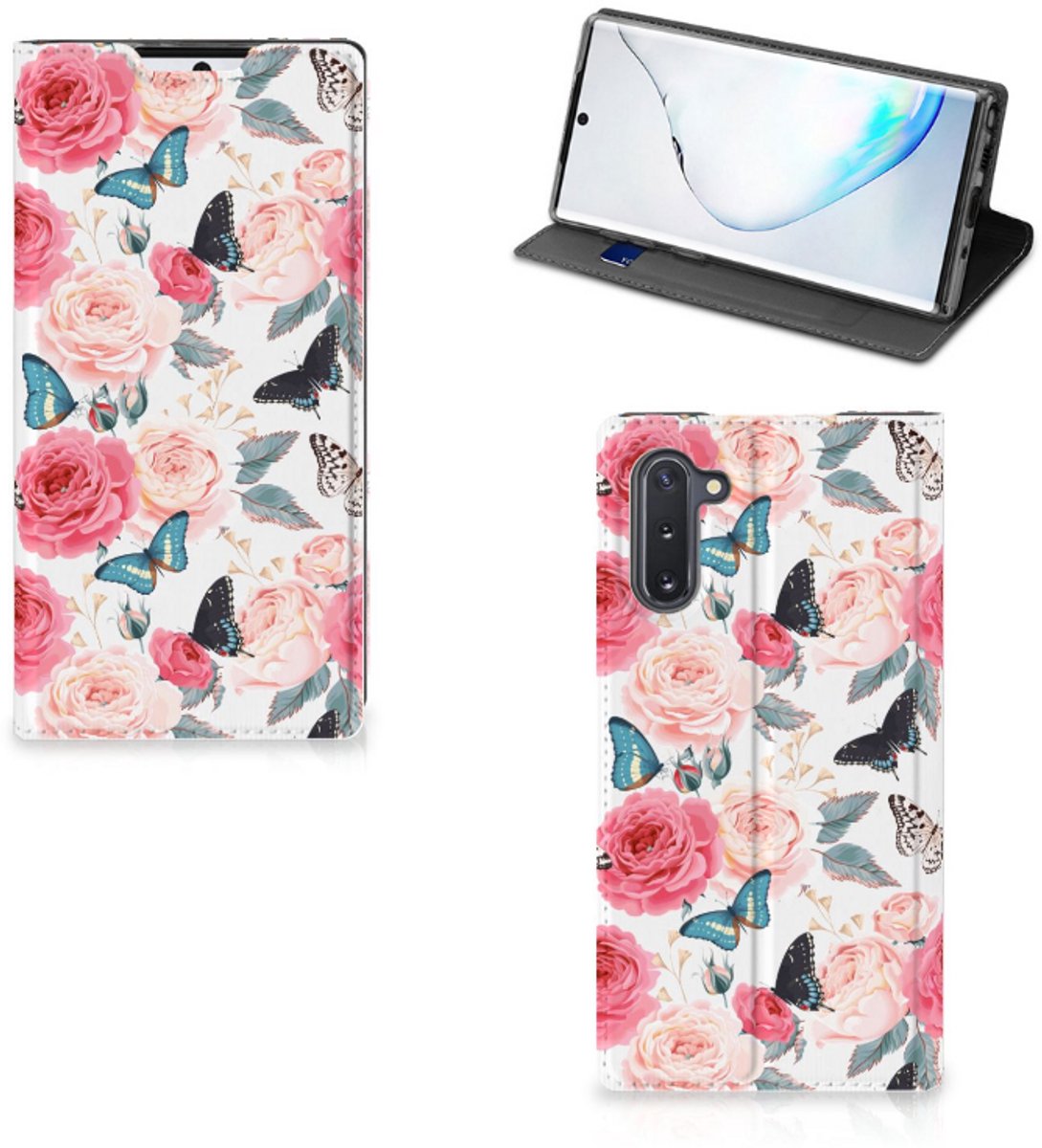 Samsung Galaxy Note 10 Smart Cover Butterfly Roses