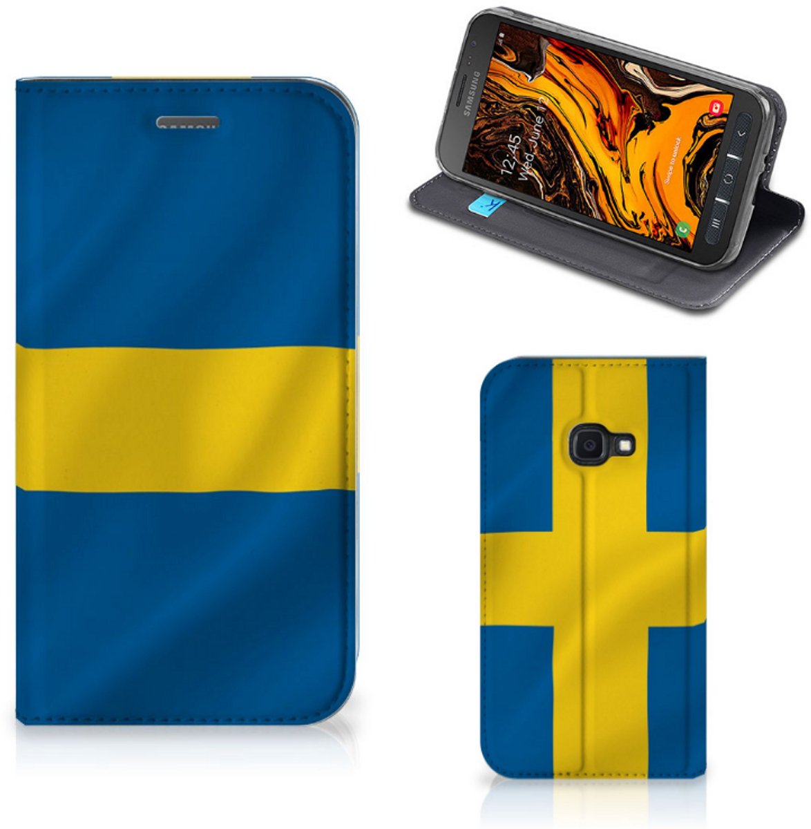 Samsung Galaxy Xcover 4s Standcase Zweden