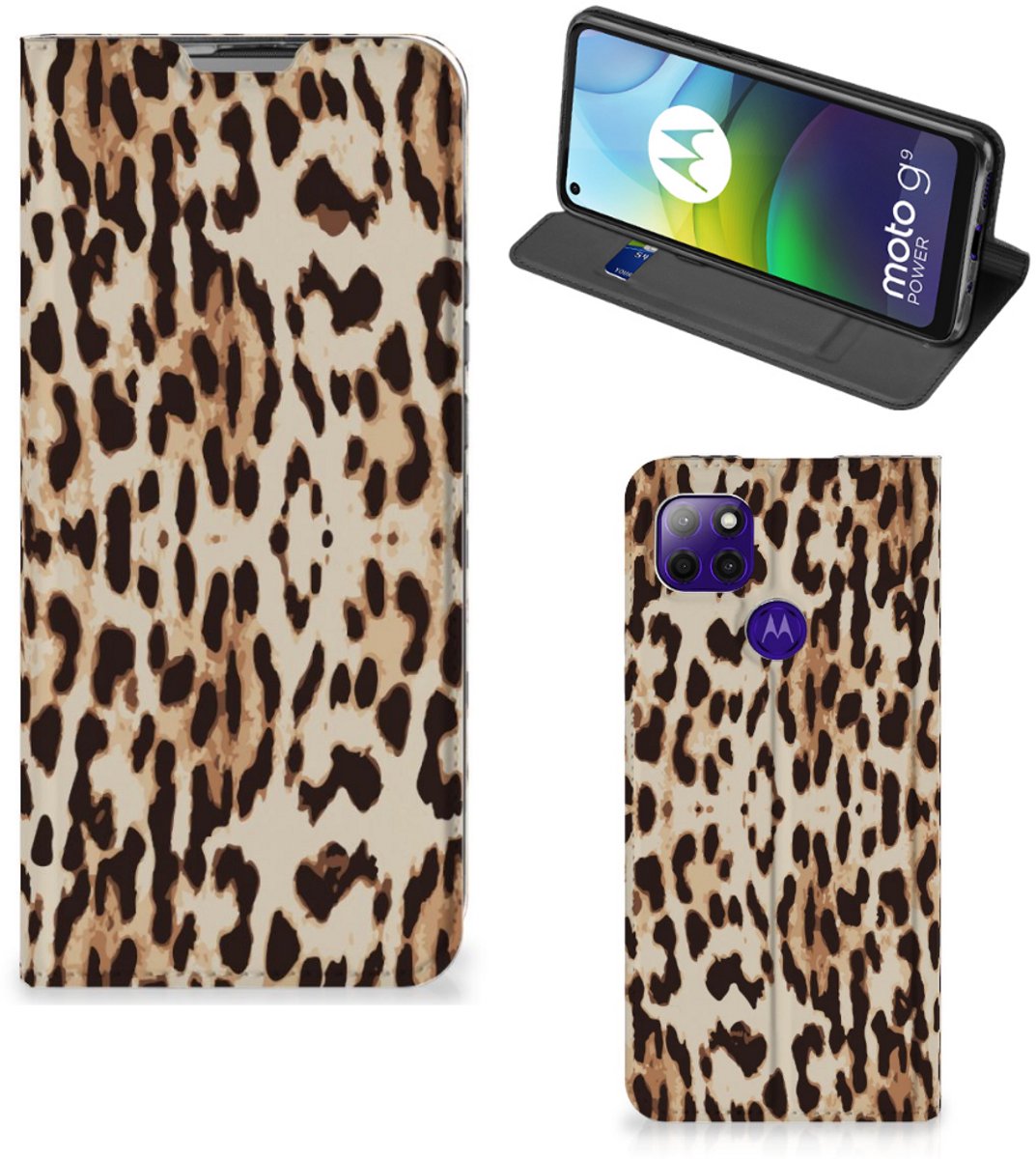 Motorola Moto G9 Power Hoesje maken Leopard