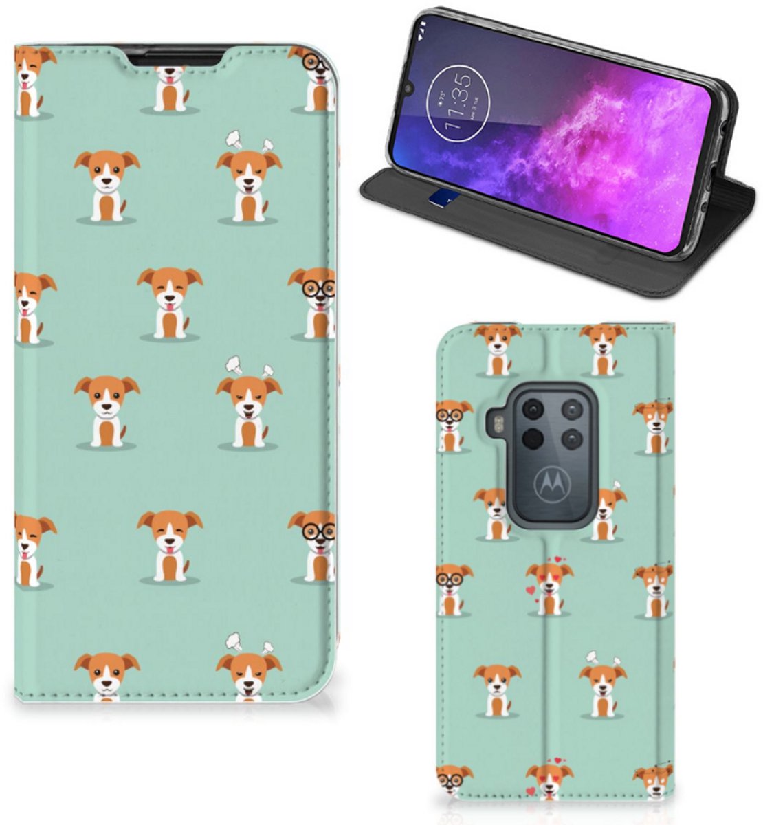 Motorola One Zoom Hoesje maken Pups