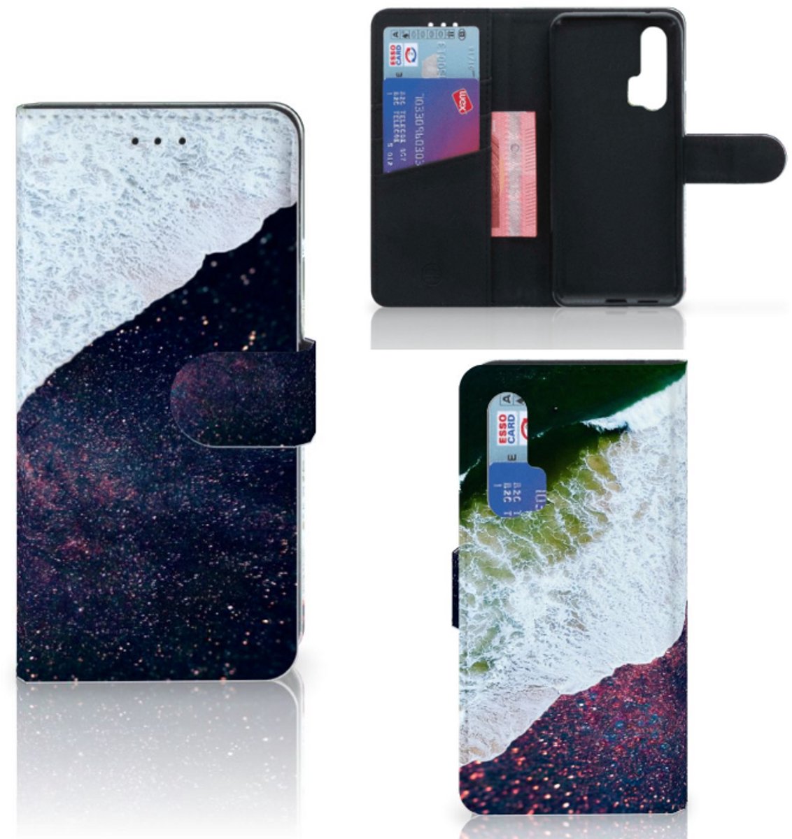 Honor 20 Pro Book Case Sea in Space
