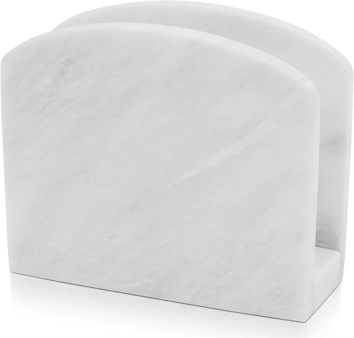 Moderne Marmeren Servethouder 5.5 Inches - Handgemaakt Groene Onyx Keuken Accessoire