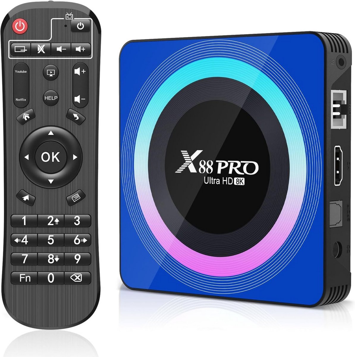 Android TV Box met 2 GB RAM en 16 GB ROM - Ondersteuning voor 8K en WiFi 6