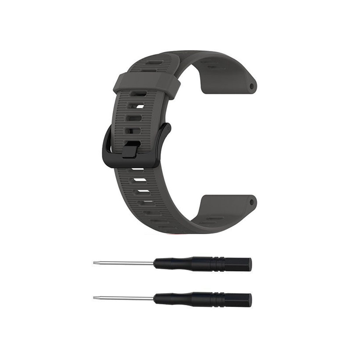 silicone watch strap geschikt voor Garmin Forerunner 945-Forerunner 935 Band, Silicone Replacement Strap geschikt voor Garmin Fenix 6-Approach S60,Sports watch strap,grijs