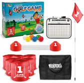 Joya Creative Bucket Golf 6-Holes - Buitenspeelgoed voor Kinderen en Volwassenen - Familiespel - Actiespel - Complete Golfset met Buckets, Ballen en Opbergtas