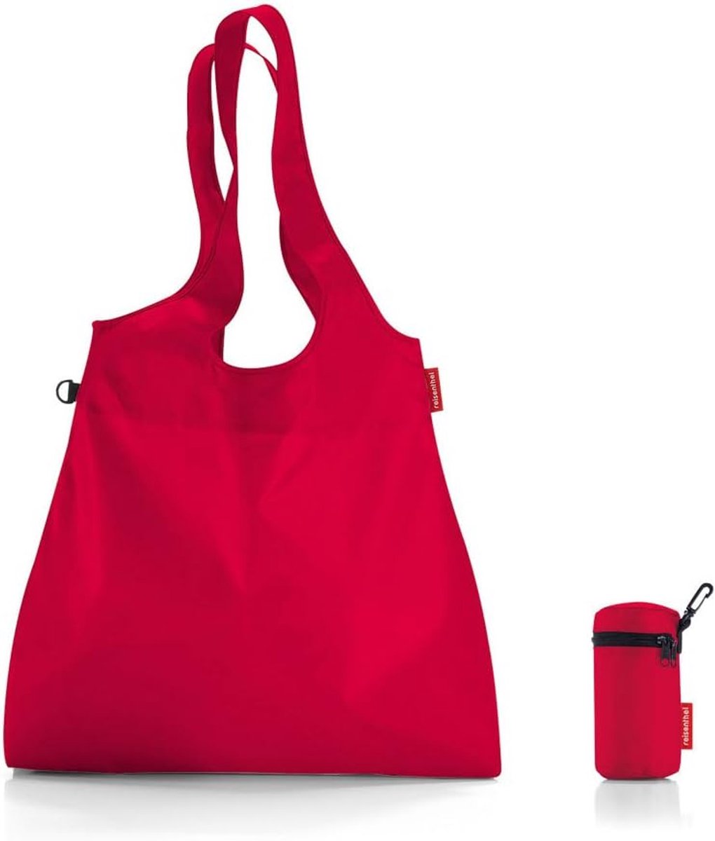 mini maxi shopper L 44 x 68 x 9 cm 22 liter rood