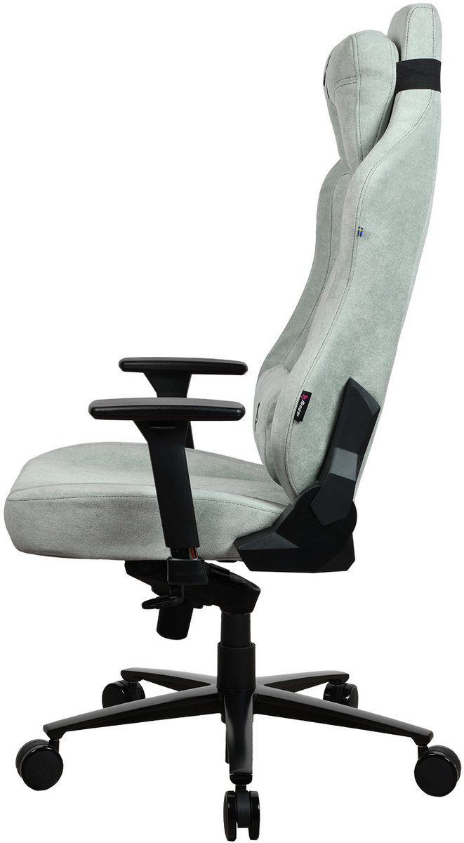 Arozzi Vernazza Gaming Stoel Zachte Stof Parel Groen - afbeelding 2