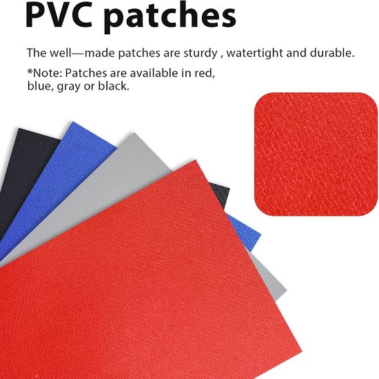 Waterdichte PVC Reparatiepleisters voor Opblaasbare Artikelen - 4 Stuks — afbeelding 2