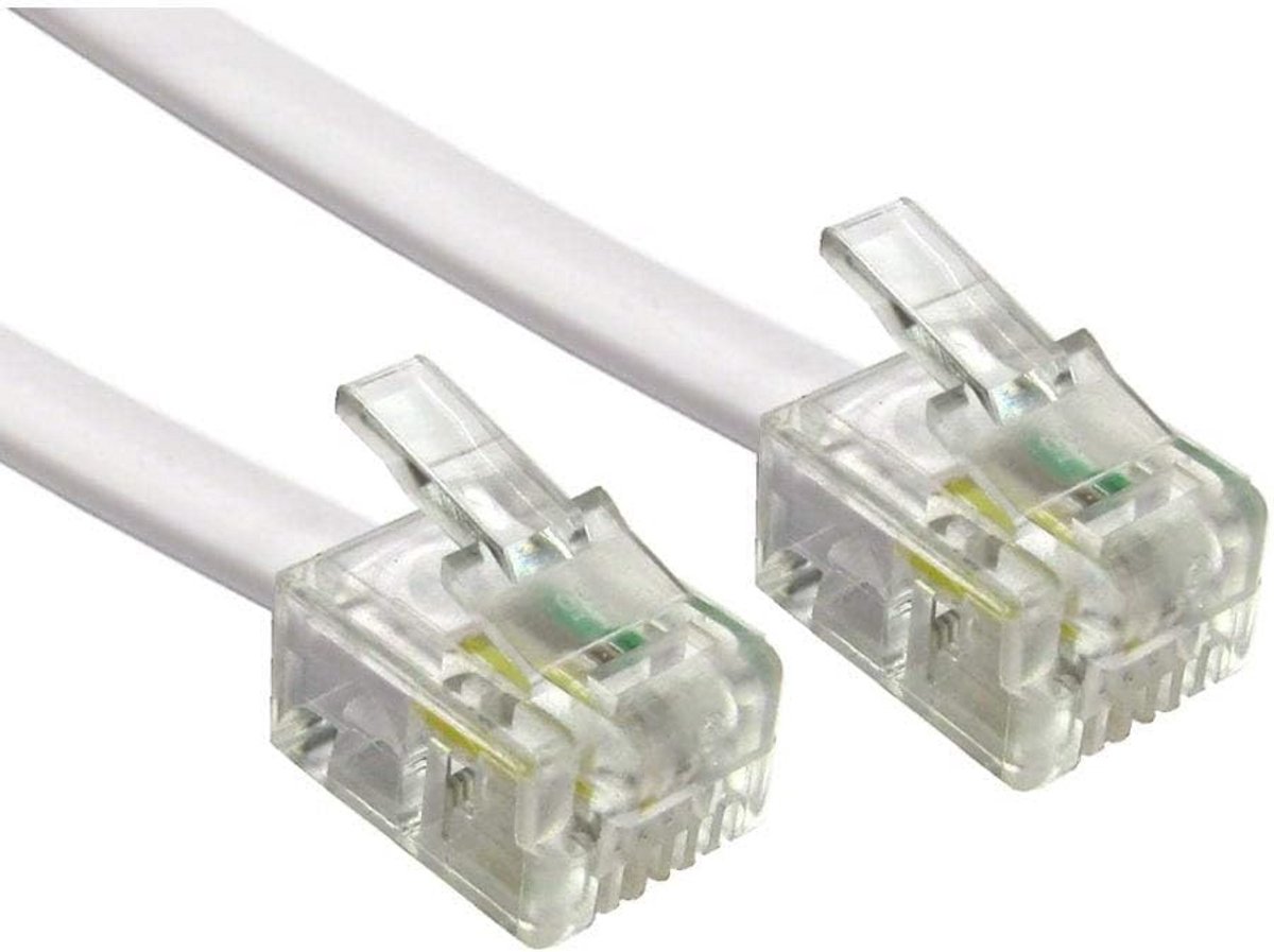 High-Quality ADSL Kabel 15 Meter Wit