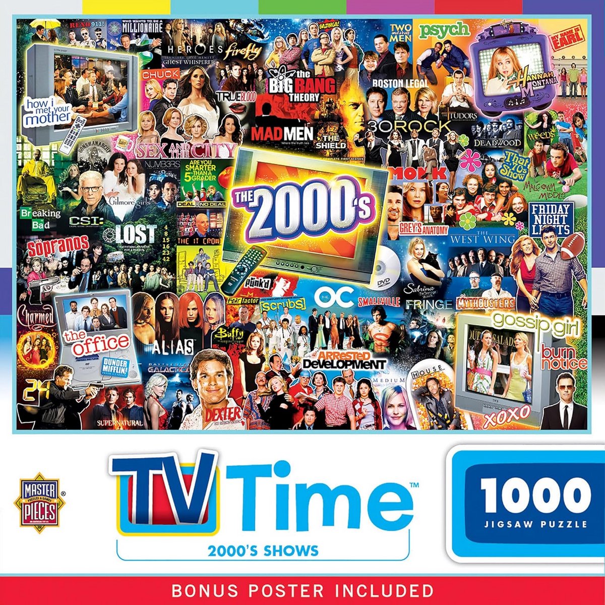 1000 Stukken Puzzel Jigsaw - Iconische Televisieseries Jaren 2000 - Moeilijke Volwassen Puzzel