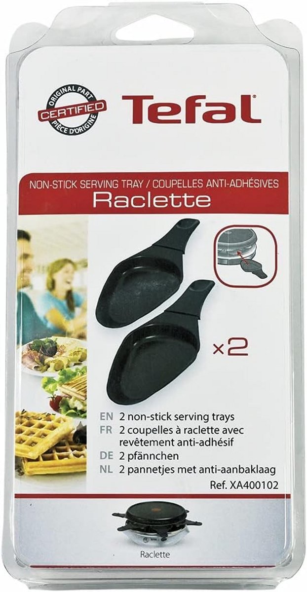 Set van 2 Ovale Koekenpannetjes met Antiaanbaklaag