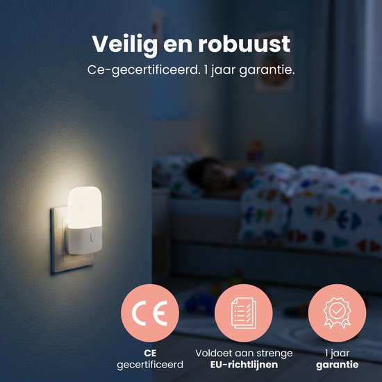Baby Drugstore - Veilleuse Kinder - Luna's Light - LED à intensité variable - Capteur de lumière automatique