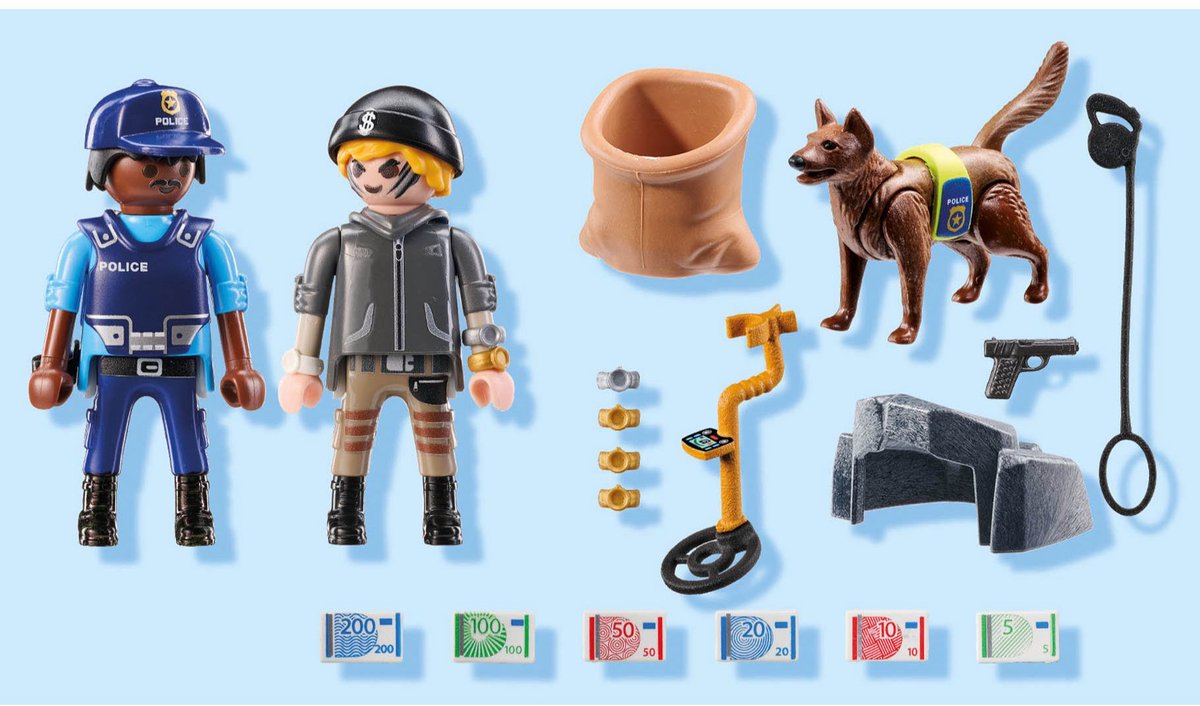 PLAYMOBIL Action Heroes Politiehond met boef 71731 — afbeelding 10