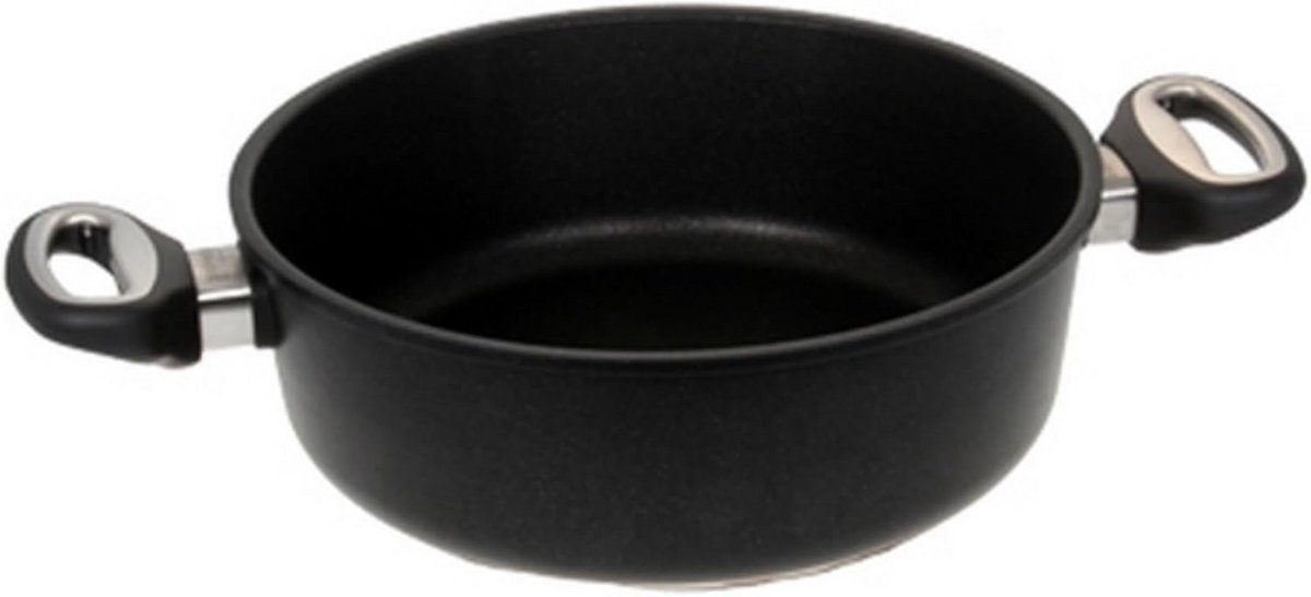 Gietijzeren Braadpan Koekenpan Ø 20cm met Deksel - Perfecte Warmteverdeling