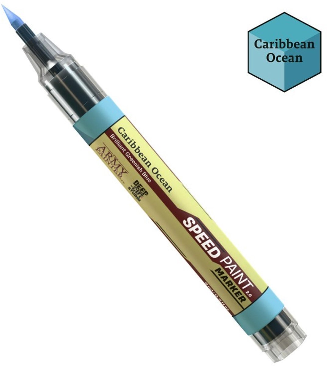 The Army Painter Speedpaint Marker - Caribbean Ocean schilderstift.