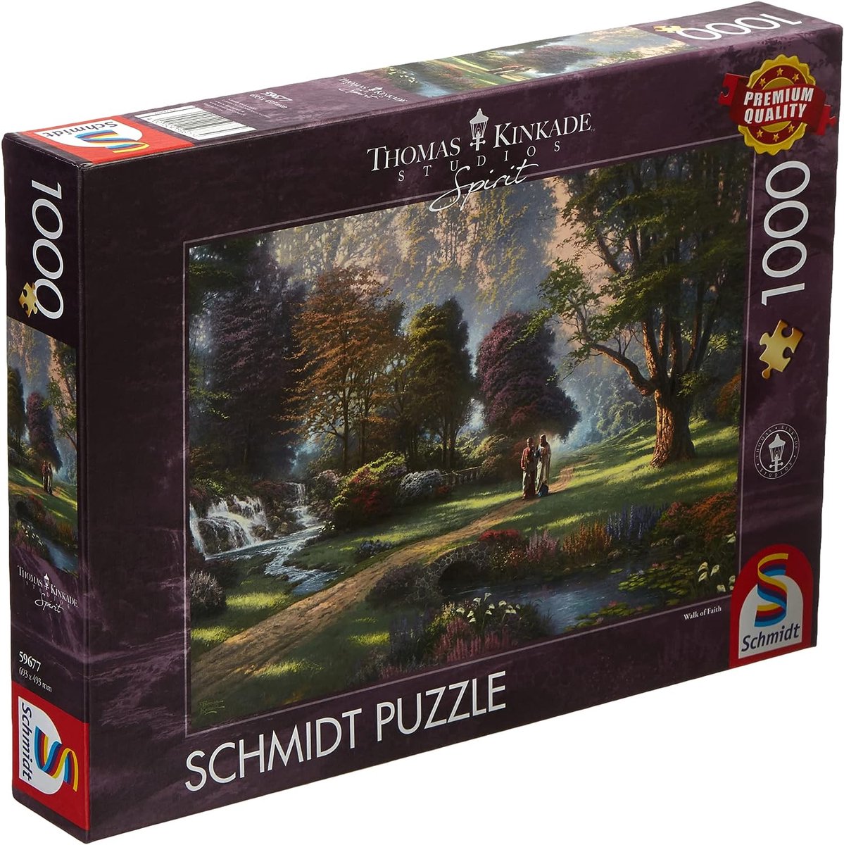 Schmidt Spirit, Walk of Faith, 1000 stukjes - Legpuzzel - Thomas Kinkade