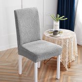 MIULEE Stoelhoezen voor eetkamerstoelen, set van 6, fluwelen eetkamerstoel, moderne slipcovers, stretch stoelhoes, afneembare, wasbare beschermers, decoratie voor woonkamer, keuken, bruiloft, feest, kaki