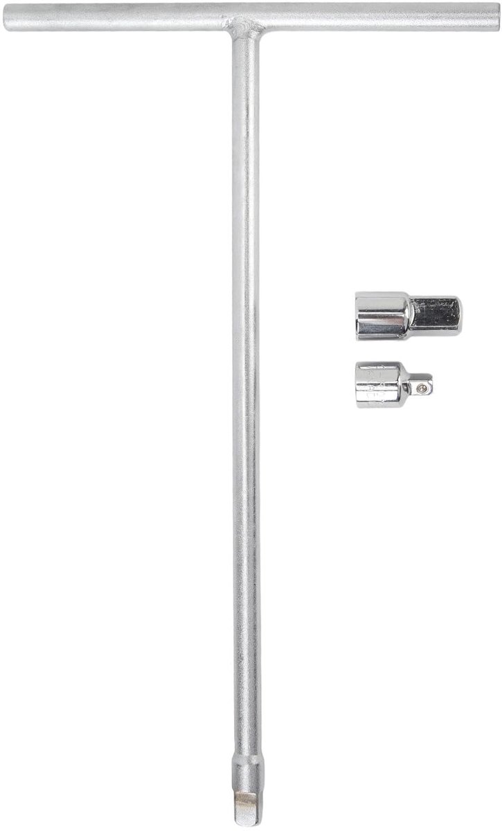 T-handle Steeksleutel Set - Vanadium Staal - Inclusief Adapter 1/4" en 1/2"