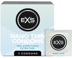 EXS Nano Thin ultra dunne condooms 3 stuks