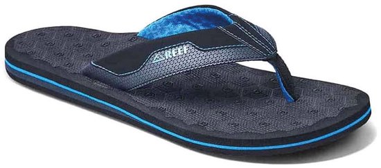 Slippers pour hommes Reef The Ripper - Zwart/ Blauw - Taille 42
