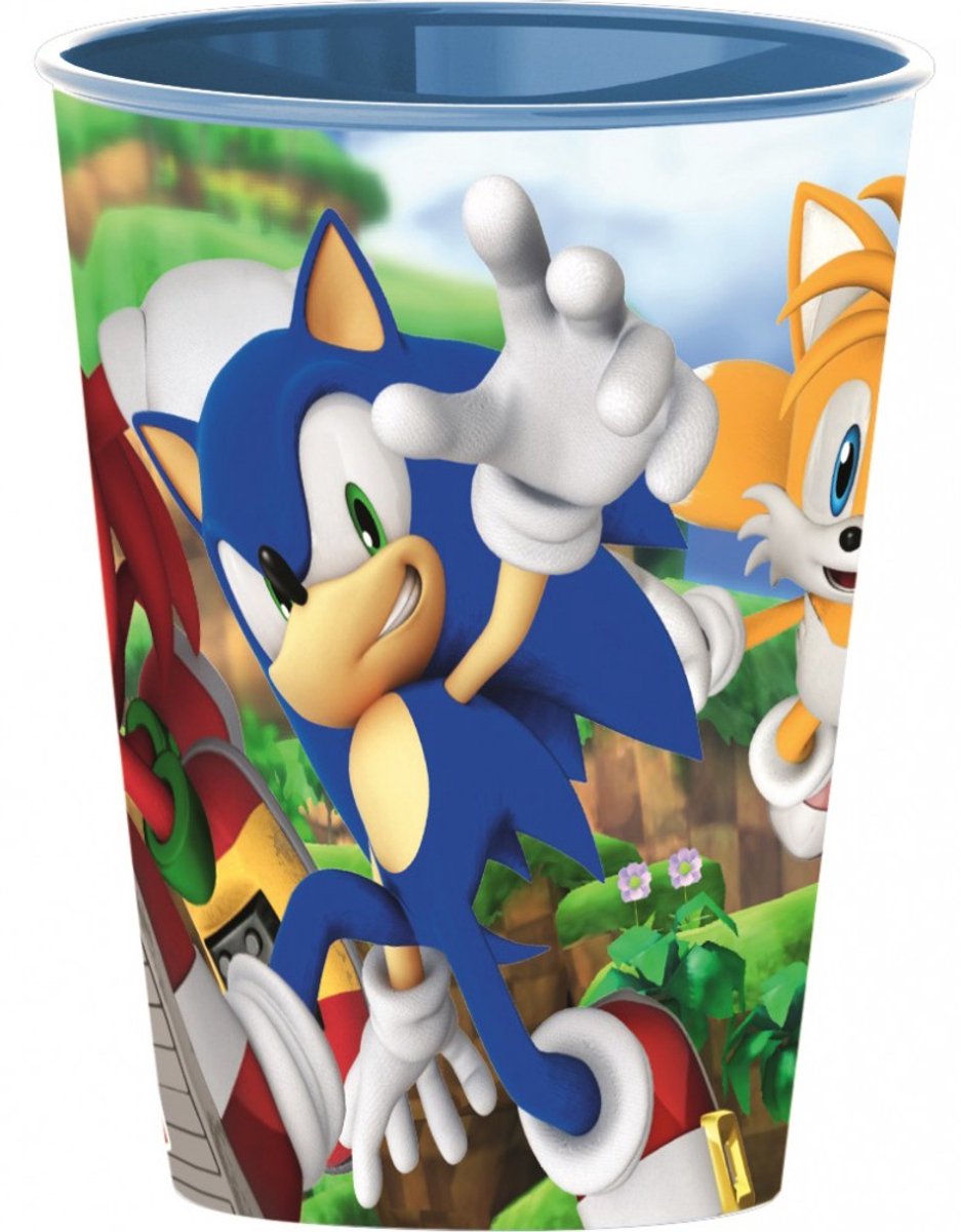 Sonic the Hedgehog Drinkbeker - 260 ml - Beker - 1 stuk - Voor verjaardagen en feestjes