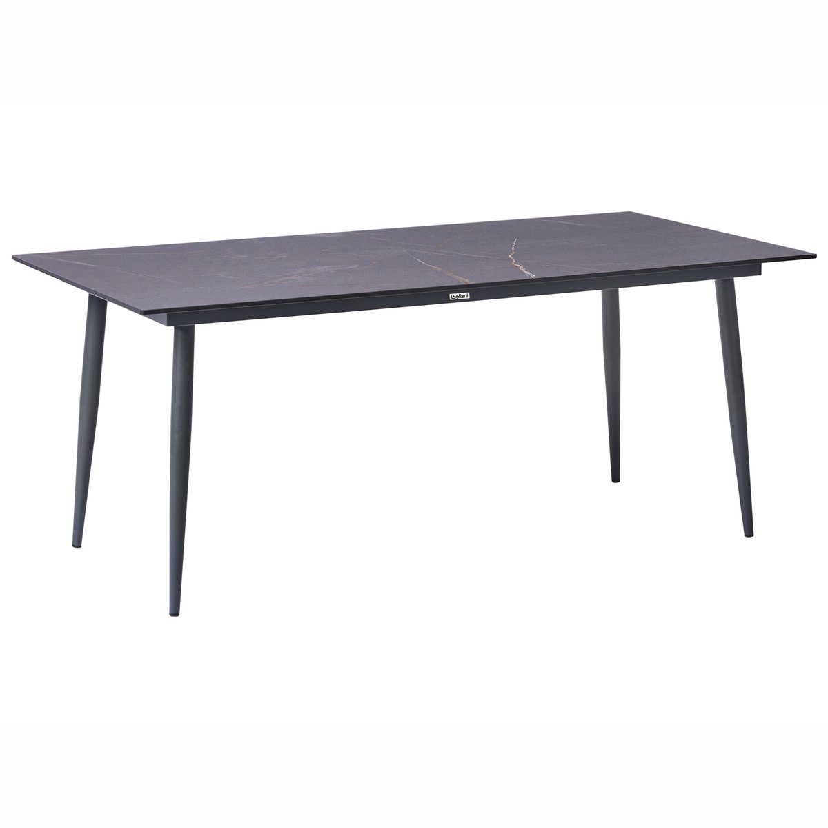 SOVARETO - Tuintafel - Donkergrijs/Donkergrijs - HPL/Aluminium