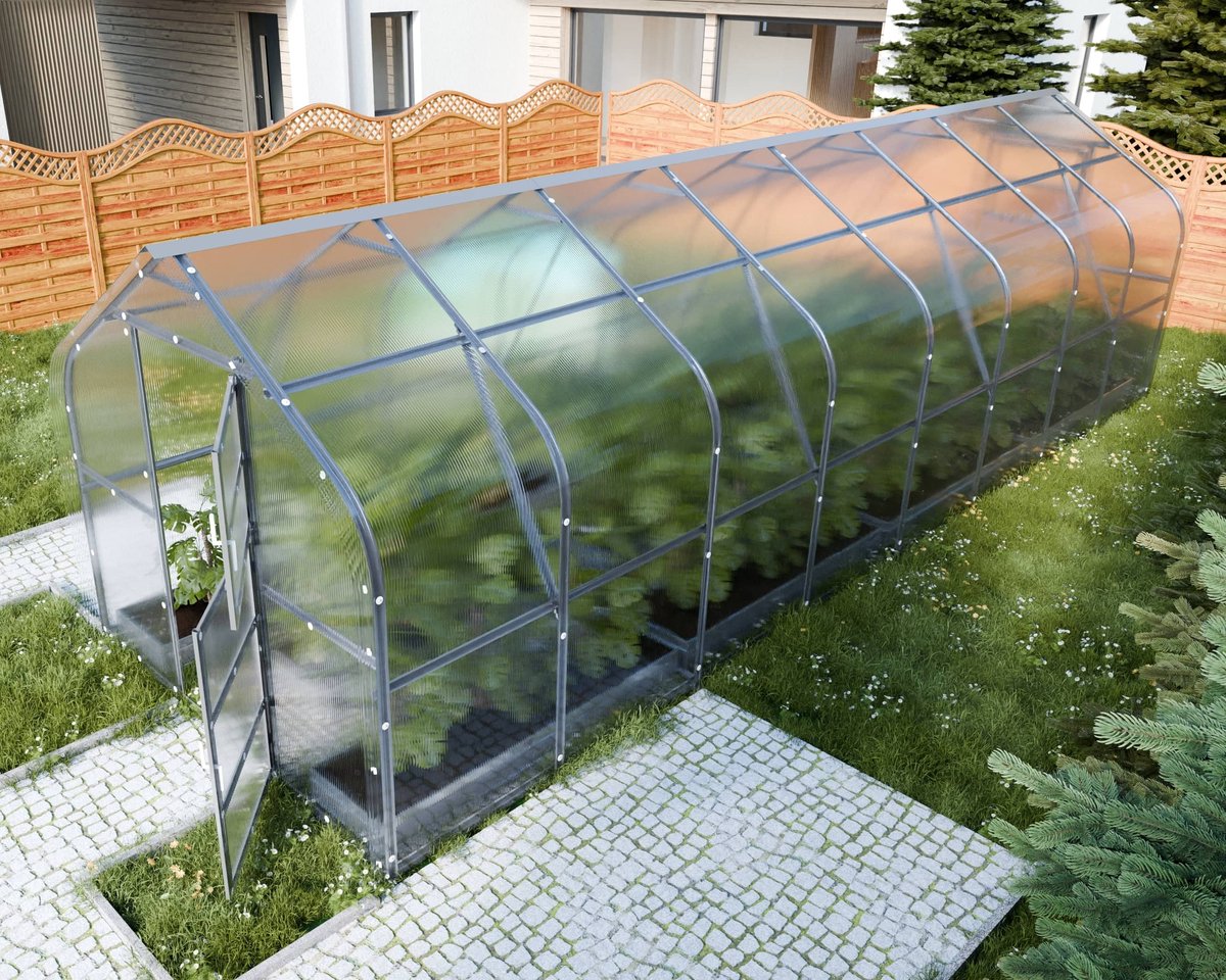 Klasika Polycarbonaat tuinkas 2,5x8m 20m² Drop
